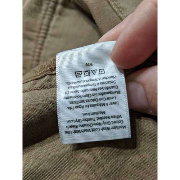 Terra & Sky Plus Size 0X Brown Light Weight Snap Utility Jacket 14W - Picture 6 of 6